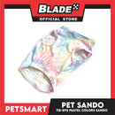 Pet Sando Tie-Dye Pastel Colors DG-CTN137XL (XL) Perfect Fit For Dogs And Cats
