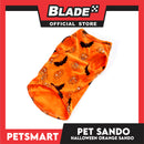 Pet Sando Halloween Design, Orange Color DG-CTN138S (Small) Perfect Fit For Dogs And Cats
