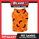 Pet Sando Halloween Design, Orange Color DG-CTN138S (Small) Perfect Fit For Dogs And Cats