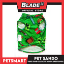 Pet Sando with Character Design, Green Color DG-CTN139M (Medium) Perfect Fit For Dogs And Cats