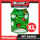 Pet Sando with Character Design, Green Color DG-CTN139XL (XL) Perfect Fit For Dogs And Cats