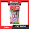 Ciao Grilled Tuna Churu Crab Flavor (4R-107) with Added Vitamin and Green Tea Extract Cat Wet Treats 12g x 4pcs