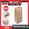 Flex Brown Paper Bag #35 XL 213mm x 492mm x 123mm (100pcs/pack) PBAG166