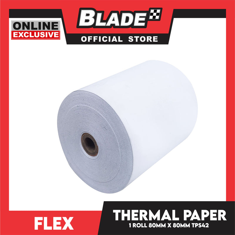 Flex Thermal Paper TPS42 80MM x 80MM Cash Register POS Receipt Paper