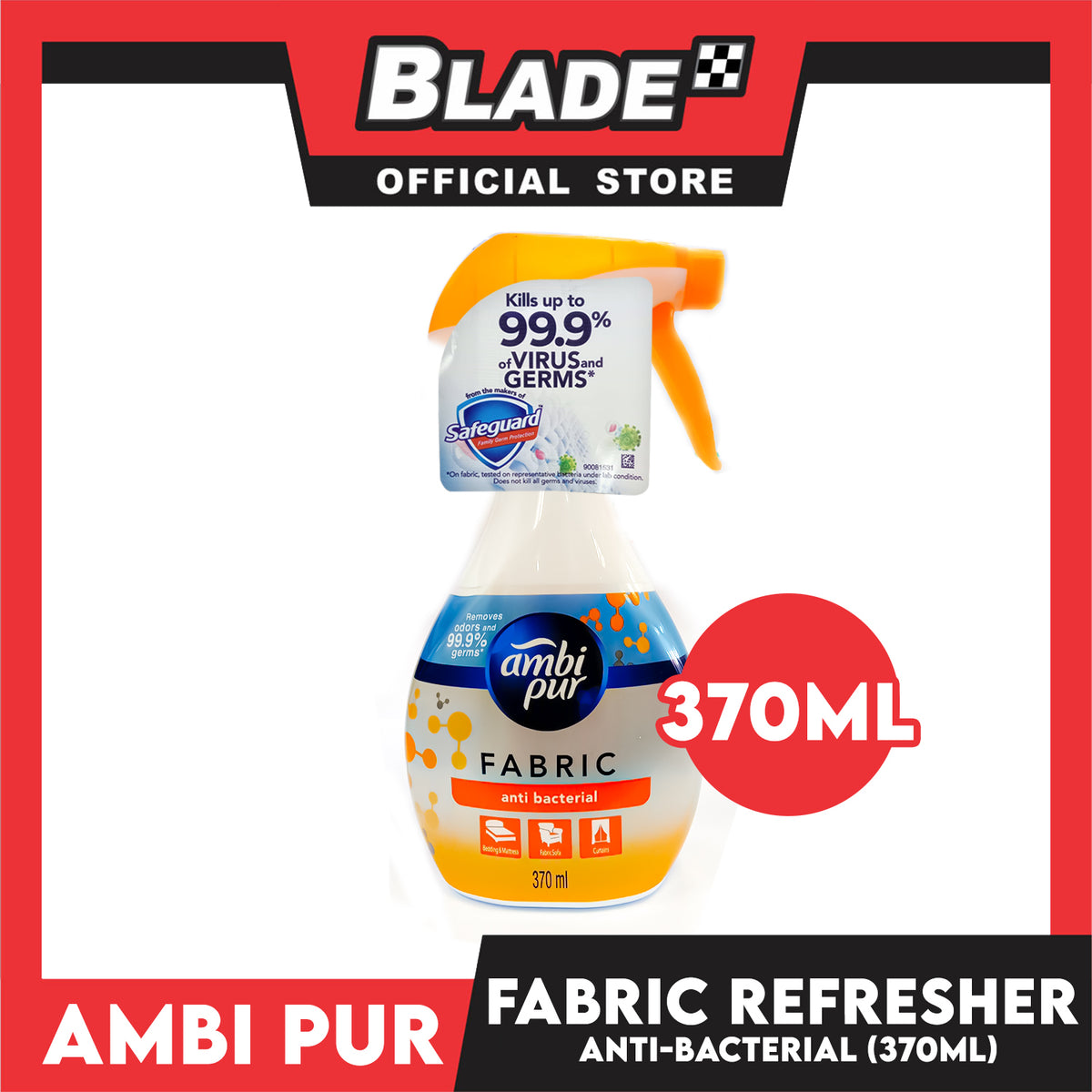 Ambi Pur Anti-Bacterial Fabric Refresher 370ml