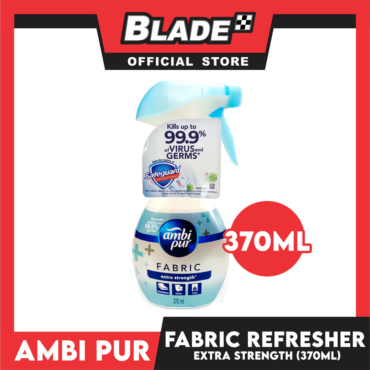 Ambi Pur Extra Strength Fabric Refresher 370ml