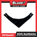 Dog Bandana, Black Tuxedo with 3 Interchangeable Bow Ties DB-CTN45XL (XL) Soft and Comfortable Pet Bandana