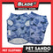 Pet Sando Blue Camouflage Pet Clothes Shirt (Extra Large) Perfect Fit for Dogs and Cats