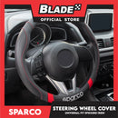 Sparco Corsa Steering Wheel Cover SPS132RD (Red) Universal Fit for Toyota, Mitsubishi, Honda, Hyundai, Ford, Nissan, Suzuki, Isuzu, Kia, MG and more