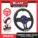 Sparco Corsa Steering Wheel Cover SPS132BL (Blue) Universal Fit for Toyota, Mitsubishi, Honda, Hyundai, Ford, Nissan, Suzuki, Isuzu, Kia, MG and more