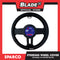 Sparco Corsa Steering Wheel Cover SPS133BK (Black) Universal Fit for Toyota, Mitsubishi, Honda, Hyundai, Ford, Nissan, Suzuki, Isuzu, Kia, MG and more