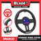 Sparco Corsa Steering Wheel Cover SPS132BK (Black) Universal Fit for Toyota, Mitsubishi, Honda, Hyundai, Ford, Nissan, Suzuki, Isuzu, Kia, MG and more