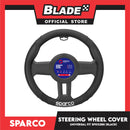 Sparco Corsa Steering Wheel Cover SPS132BK (Black) Universal Fit for Toyota, Mitsubishi, Honda, Hyundai, Ford, Nissan, Suzuki, Isuzu, Kia, MG and more