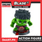 Gifts Action Figure Toy Collection, Character Design Bobble Head Series One (Green)