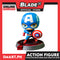 Gifts Action Figure Toy Collection, Character Design Bobble Head Series One (Blue)