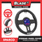 Sparco Corsa Steering Wheel Cover SPS131BK (Black) Universal Fit for Toyota, Mitsubishi, Honda, Hyundai, Ford, Nissan, Suzuki, Isuzu, Kia, MG and more