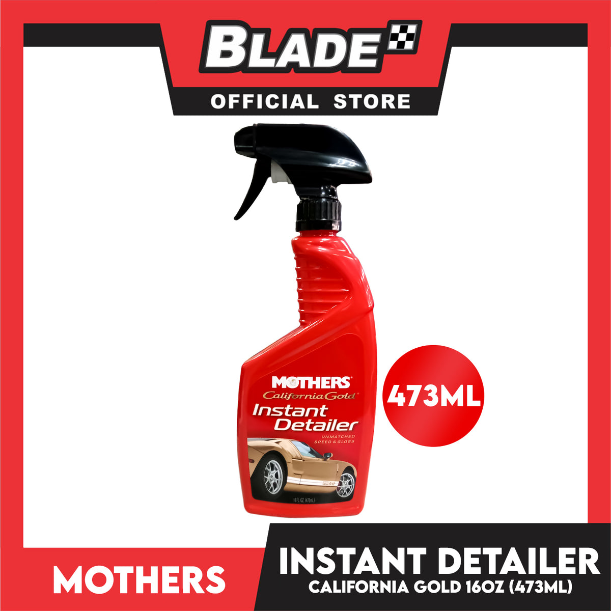 Mothers Instant Detailer 473ml Unmatched Speed and Gloss
