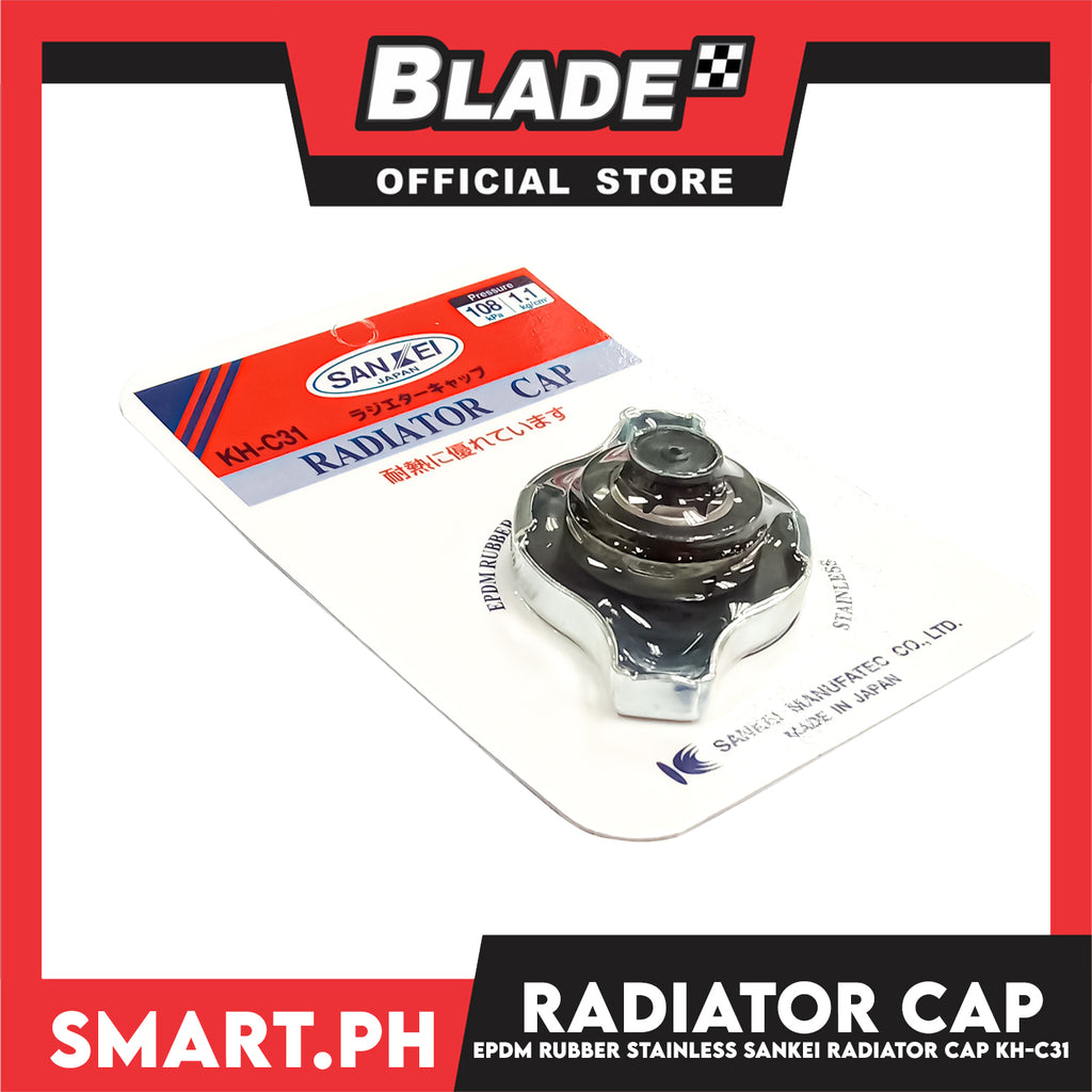 Sankei Radiator Cap KH-C31 1.1cm EPDM Rubber, Stainless for SUVS, AUVS ...