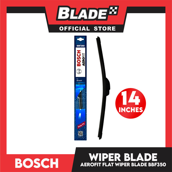 Bosch Aerofit Wiper Blade Single (BBF350) 1 x 350mm 14 inches for Chevrolet Spark, Honda City, Jazz, Hyundai Elantra, Getz Mitsubishi Mirage, Nissan Sentra and etc.