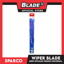 Sparco Wiper Blade High Performance 16 inches Aero Dynamic Design Universal and Multi-Adapters