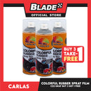 Buy 3 Take 1 Free! Carlas Colorful Rubber Spray Film 400ml (Gray)