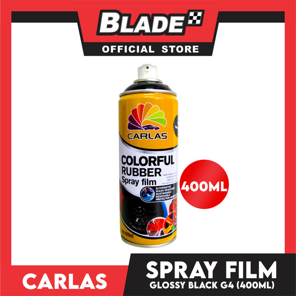 Carlas Colorful Rubber Spray Film 400ml (G4 Glossy Black)