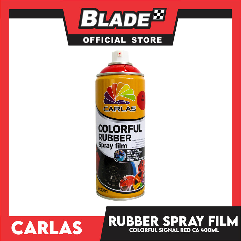 Buy 3 Take 1 Free! Carlas Colorful Rubber Spray Film 400ml (Signal Red)