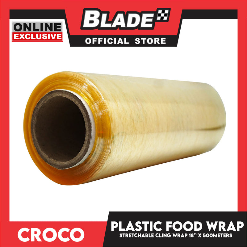 Croco Food Wrap 18inches x 500meters Cling Wrap Plastic Food Wrap and BPA Free Plastic Wrap