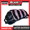 Gifts Laptop Backpack, Sparkle Cocoon Design (Pink with Black Color)