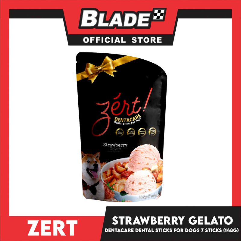 Zert Dentacare Dental Stick for Dogs 148g (Strawberry Gelato)