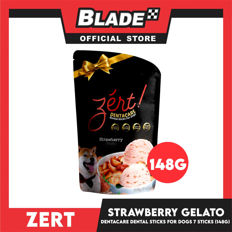 Zert Dentacare Dental Stick for Dogs 148g (Strawberry Gelato)