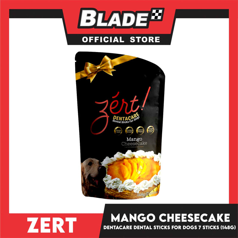 Zert Dentacare Dental Stick for Dogs 148g (Mango Cheesecake)