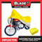 Deflector Motorcycle Cover 2-Tone Color Yellow and Silver Grey (Medium)