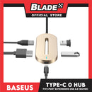 Baseus O Hub Type-C (Silver) HDMI Extended Screen, USB extended, PD Five Port Extensions