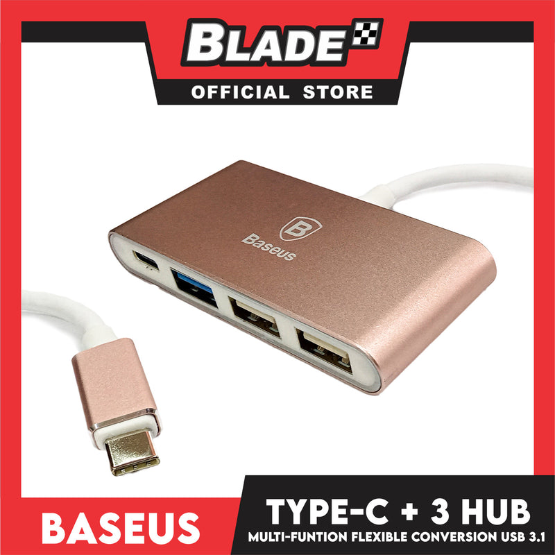 Baseus Sharp Series Type-C to Type-C + 3Hub Adapter Multi-Function, Flexible Conversion