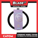 Catom Steering Wheel Cover Two Line 370-380mm SJ-35 (Black/Red)