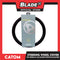 Catom Steering Wheel Cover Leather Porous 370-380mm SJ-38 (Black/Red)