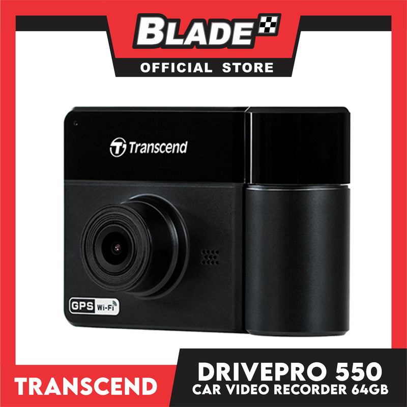 Transcend DrivePro 550 Car Video Recorder with Suction Mount 64gb