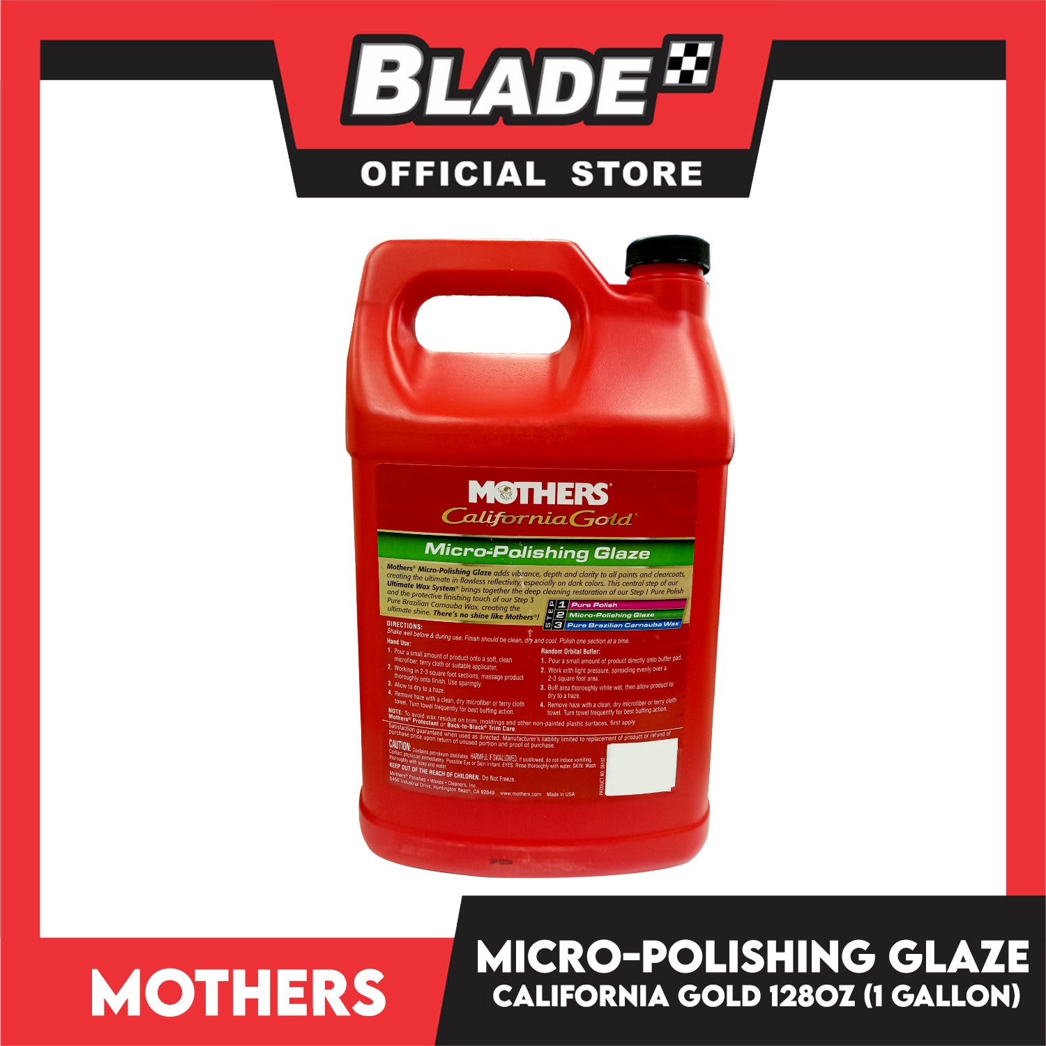 Mothers Step 2 California Gold MicroPolishing Glaze 08102 (1 Gallon