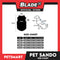 Pet Clothes Character Design, Black with Yellow Piping Sando (Medium) DG-CTN176M
