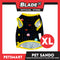 Pet Clothes Character Design, Black with Yellow Piping Sando (XL) DG-CTN176XL