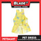 Pet Dress Yellow Butterfly with Blue Pock Jumper (XL) DG-CTN177XL
