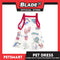 Pet Dress Slipper White with Fushia Pink Spaghetti Strap (Large) DG-CTN178L