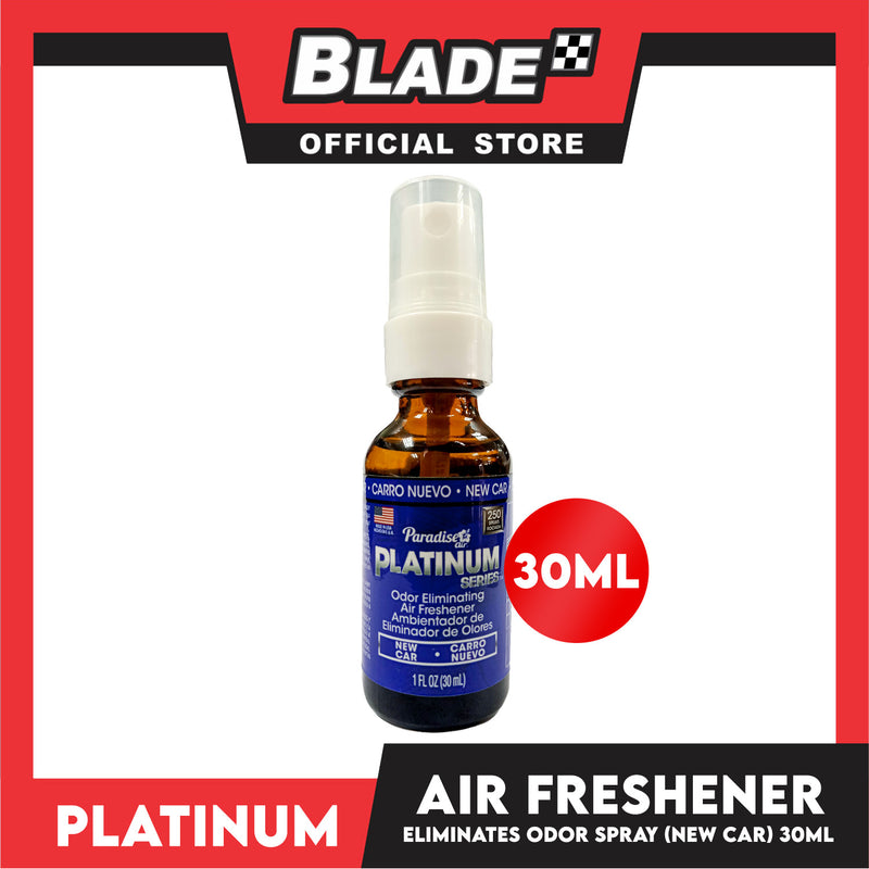 Paradise Air Platinum Series Odor Eliminating Air Freshener Spray (New Car) 30ml