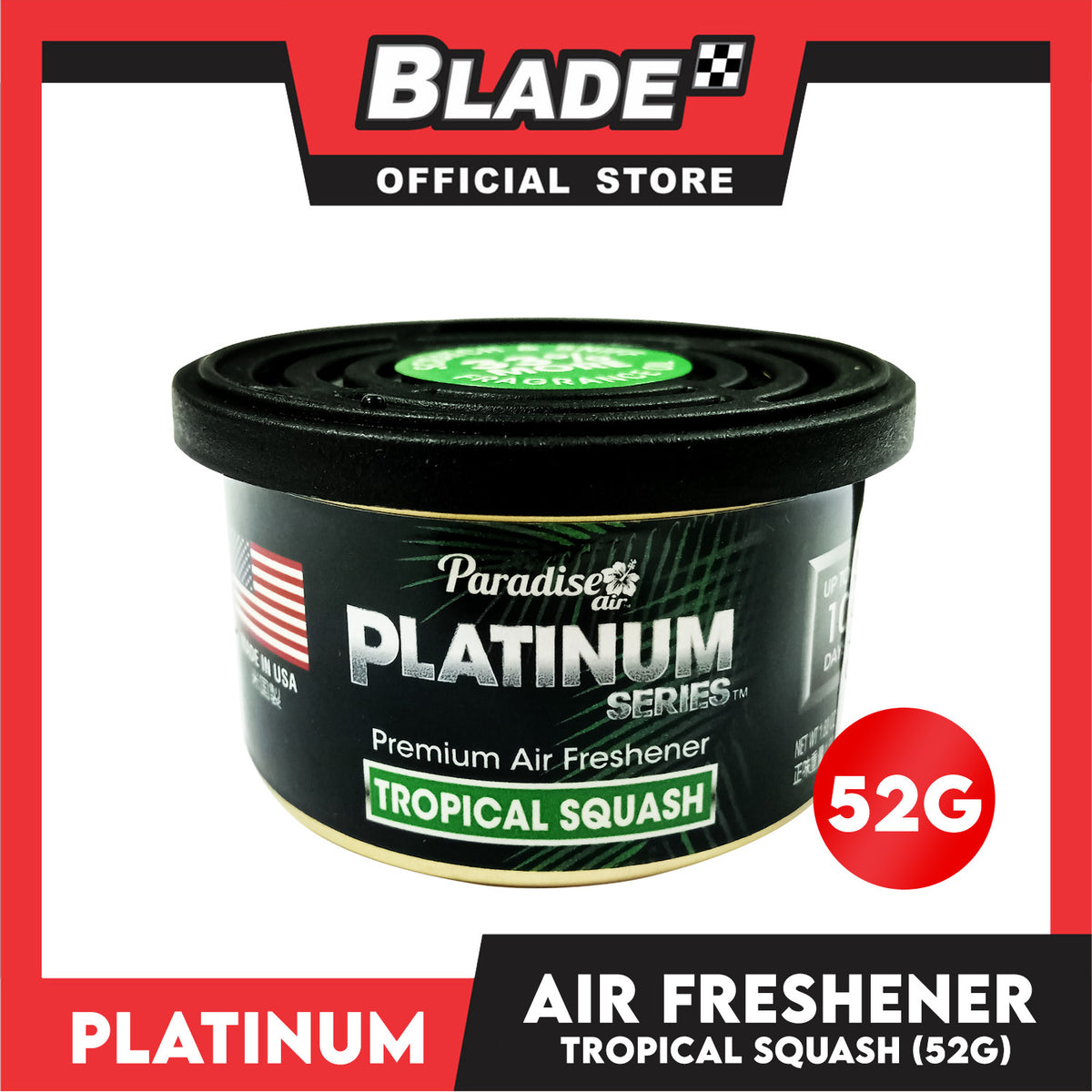 Paradise Air Platinum Series Air Freshener 52g (Tropical Squash)