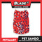 Pet Cloth Red Sando with Blue and White Star Design (XL) Perfect fit for Small Breed of Dog