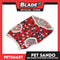 Pet Cloth Red Sando with Blue and White Star Design (Large) Perfect fit for Small Breed of Dog