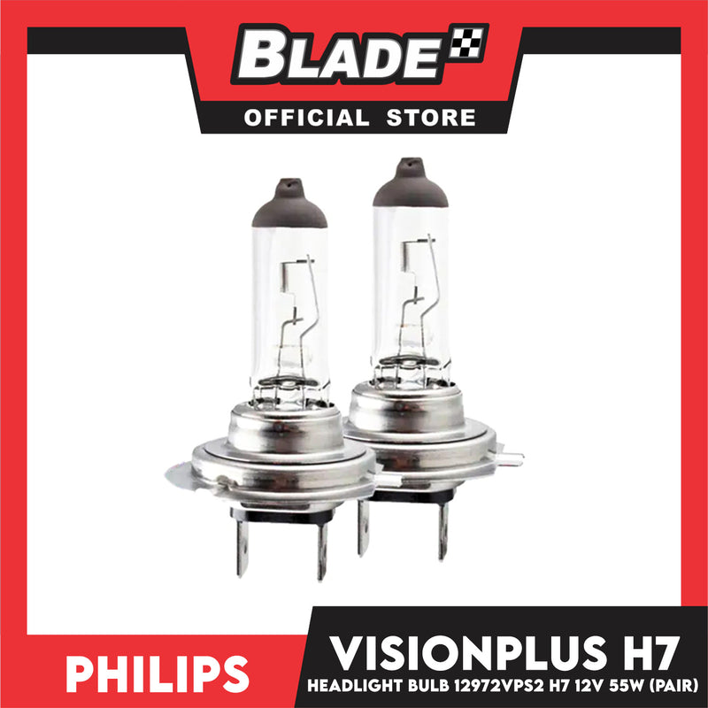 Philips Vision Plus H7 12972VPS2 12V 55W Car Headlight –