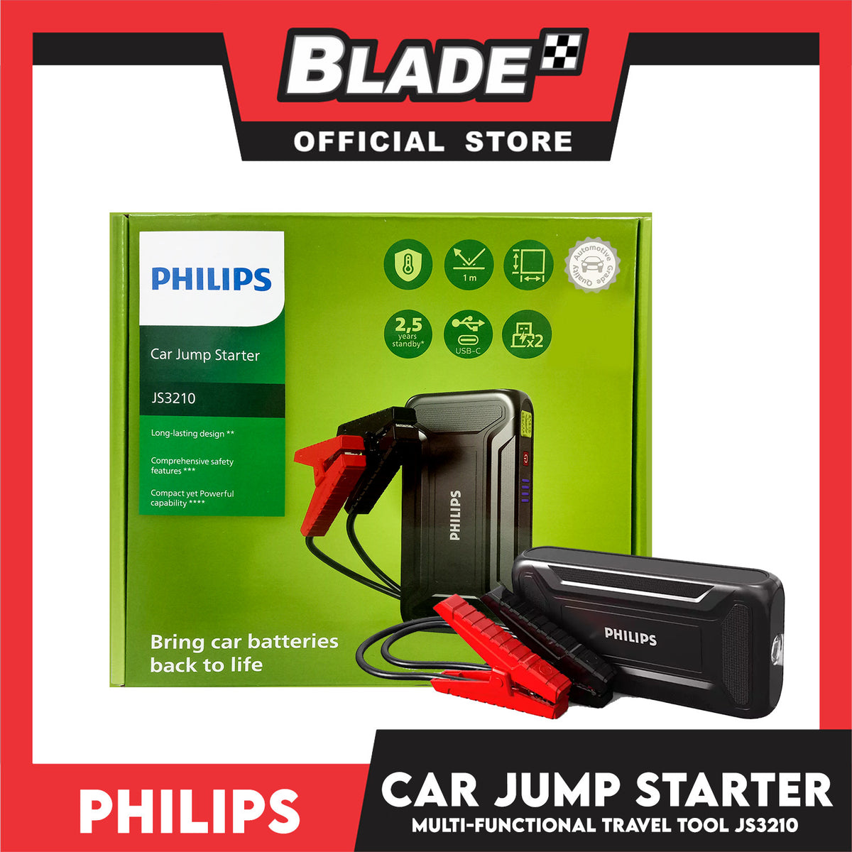 Philips Car Jump Starter JS3210 LUMJS3210X1