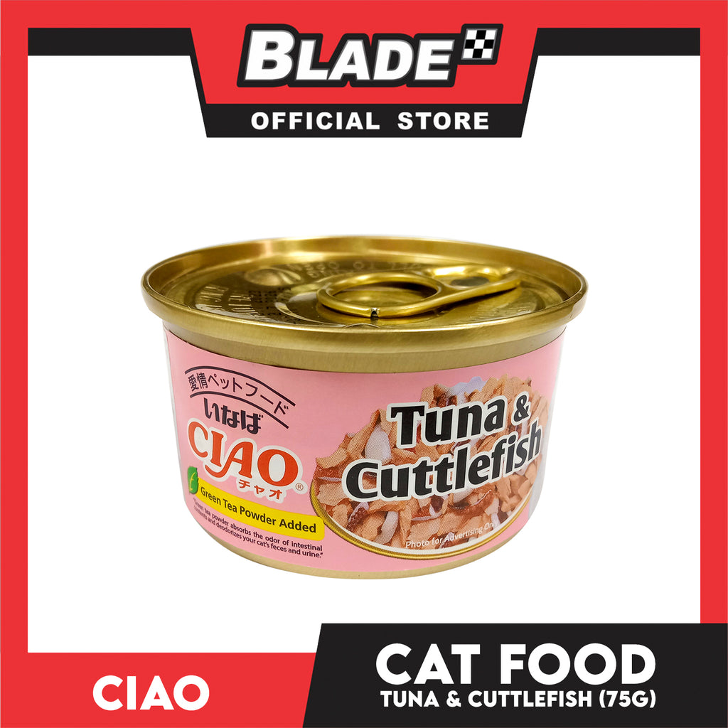 Ciao Tuna and Cuttlefish 75g Cat Canned Wet Food – blade.ph